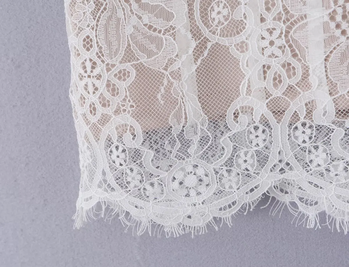 Sexy Women Lace Strapless Bodycon Party Mini Dresses