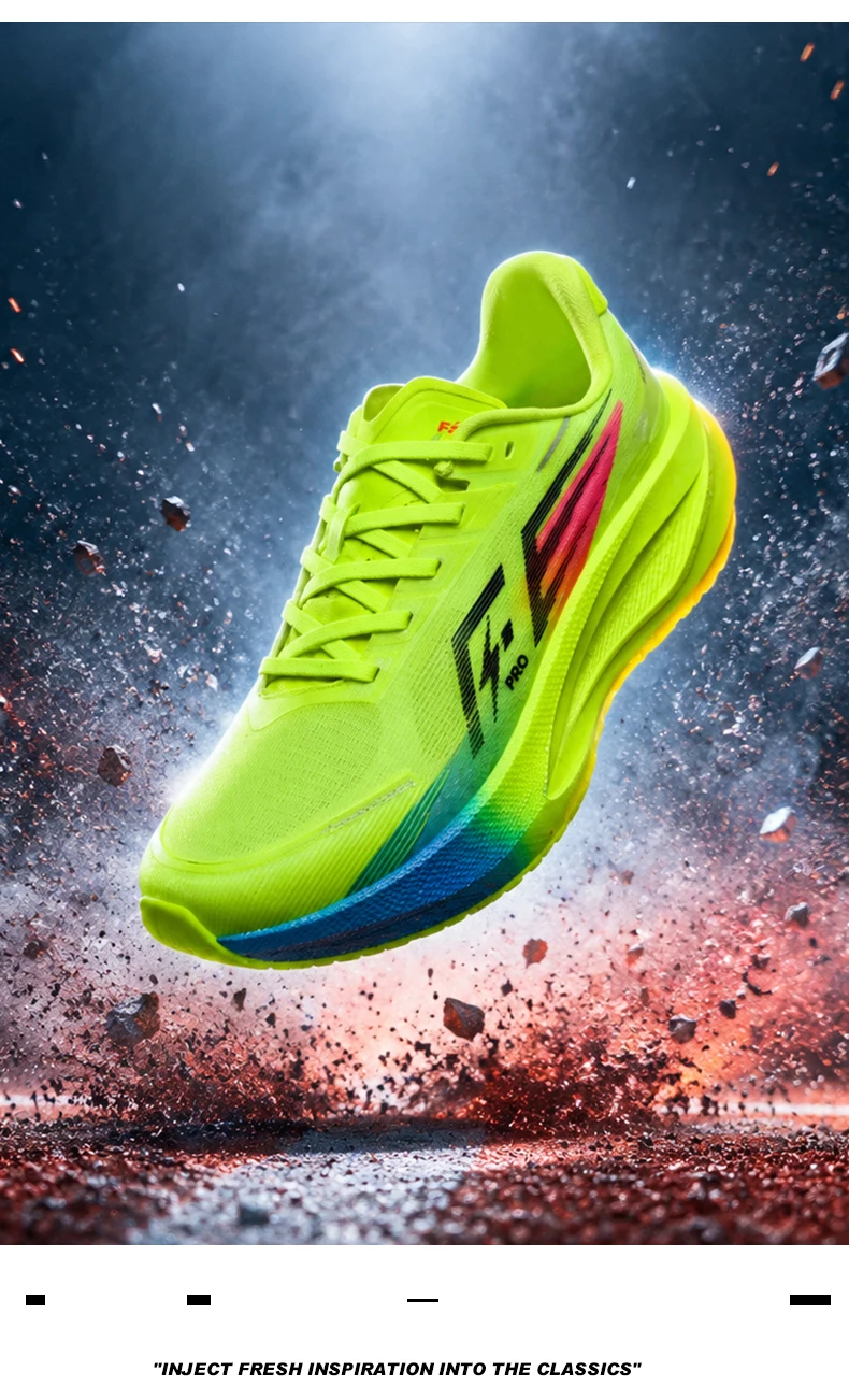 Men's Carbon Fiber Board Running Shoes, Professional Marathon Women's Lightweight and Breathable Chunta Sports Shoes