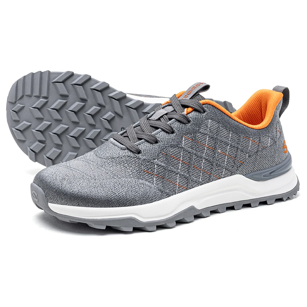 HOBIBEAR Unisex Wide Toe Box Running Shoes Mesh Knit Breathable Walking Sneakers Non-Slip Lightweight Casual Jogging Footwear