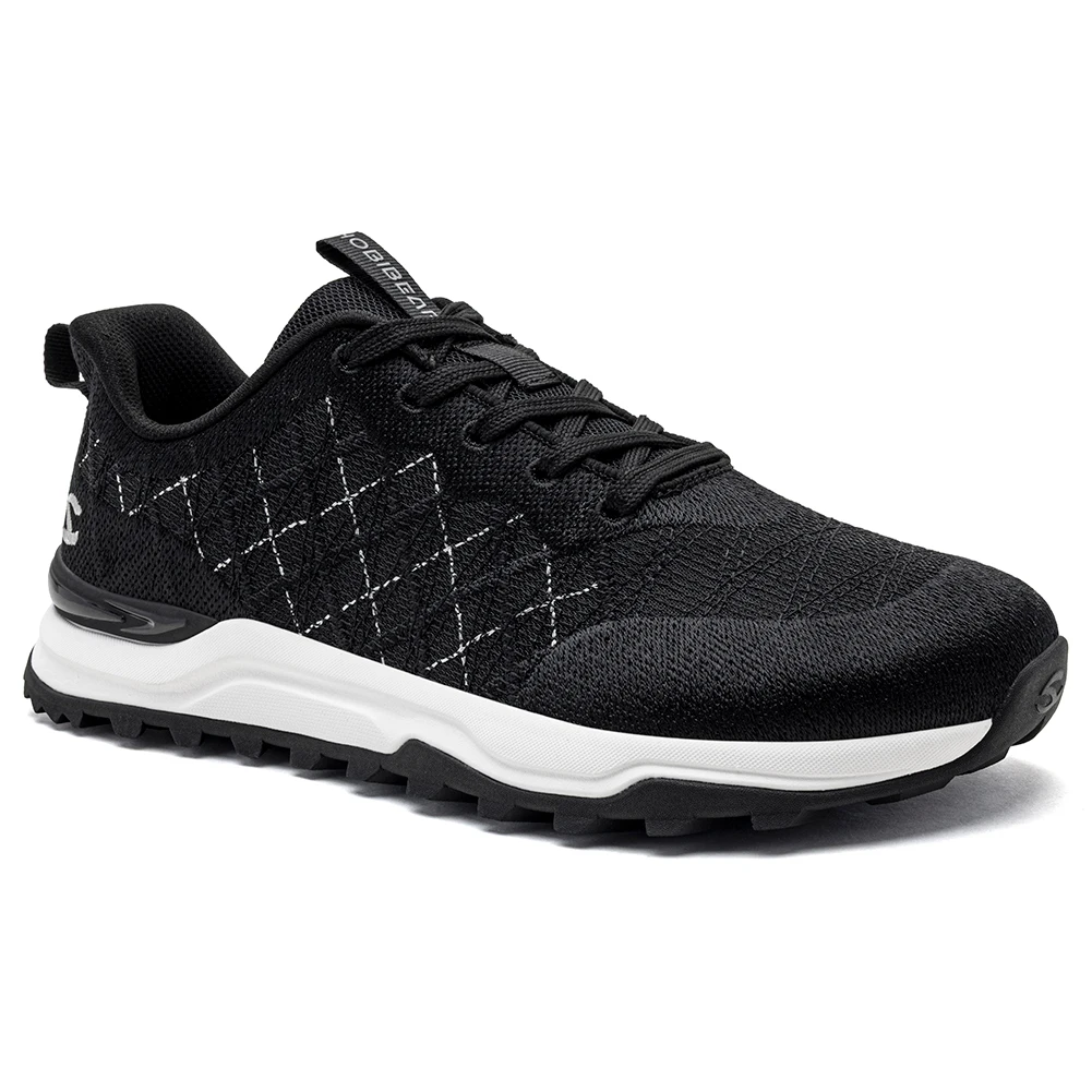 HOBIBEAR Unisex Wide Toe Box Running Shoes Mesh Knit Breathable Walking Sneakers Non-Slip Lightweight Casual Jogging Footwear