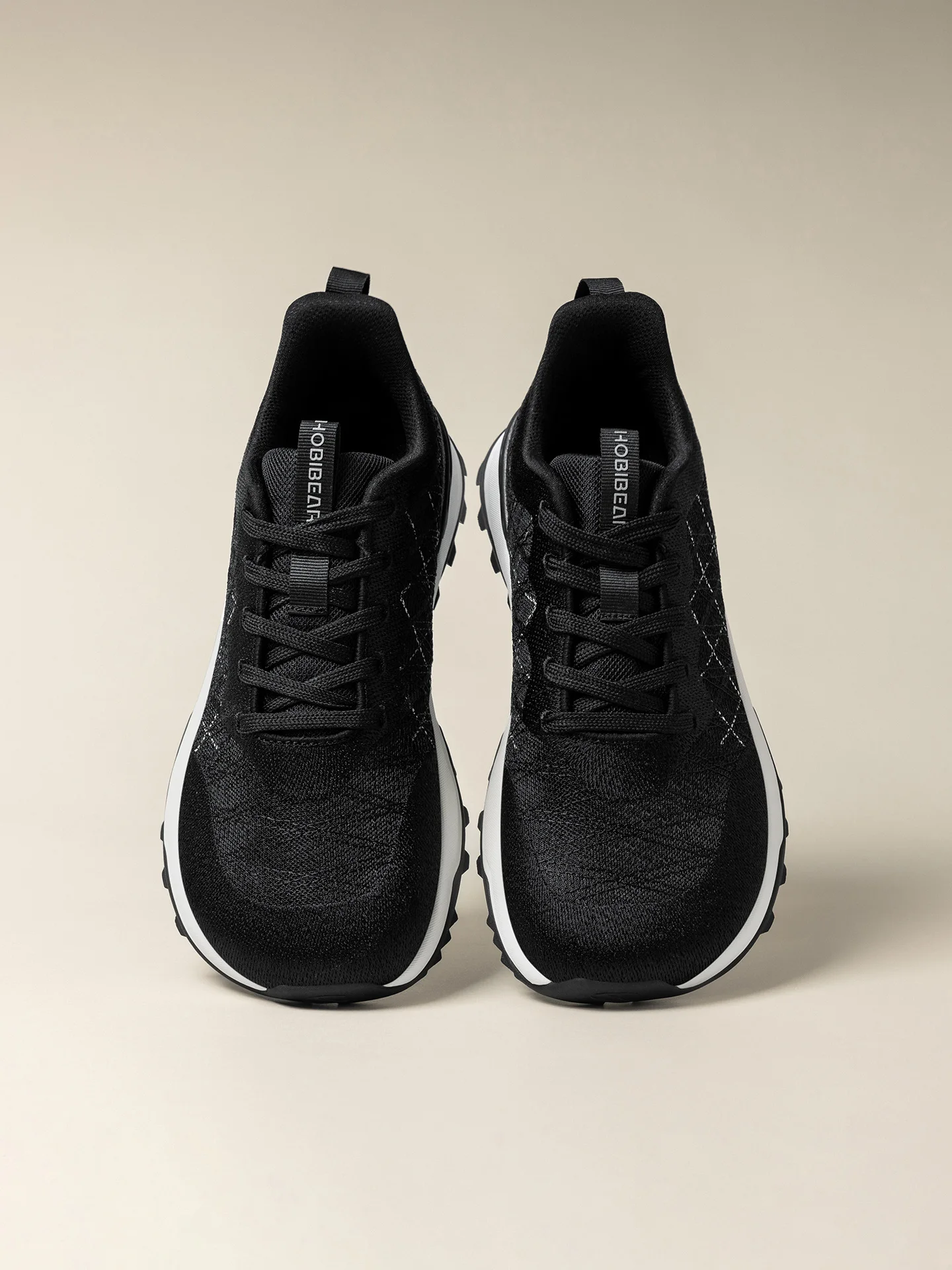 HOBIBEAR Unisex Wide Toe Box Running Shoes Mesh Knit Breathable Walking Sneakers Non-Slip Lightweight Casual Jogging Footwear
