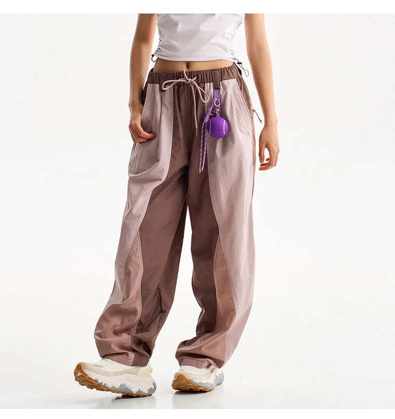 Men Outdoor Lightweight Waterproof Sport Pant Women City Hiking Loose Casual Quick Dry Track Cargo Pants Techwear Trousers