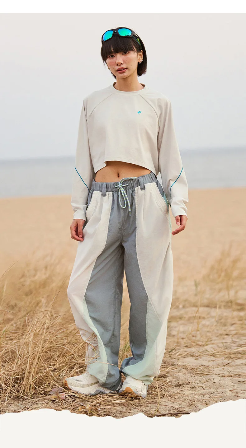Men Outdoor Lightweight Waterproof Sport Pant Women City Hiking Loose Casual Quick Dry Track Cargo Pants Techwear Trousers