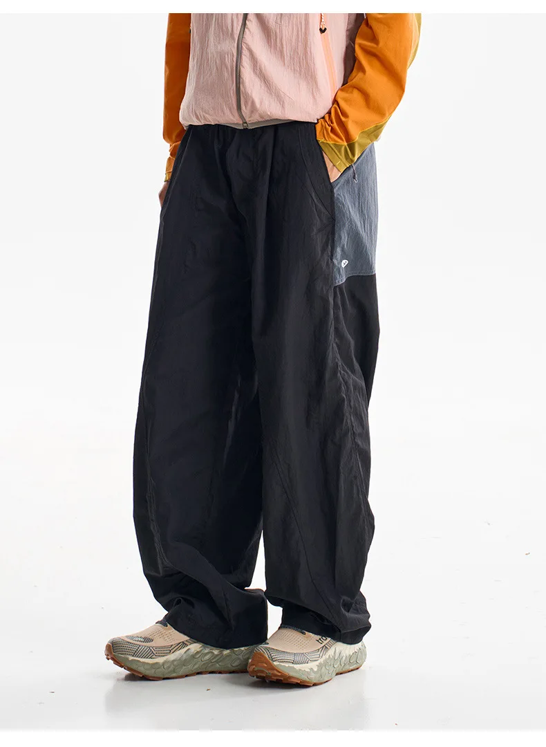 Men Outdoor Lightweight Waterproof Sport Pant Women City Hiking Loose Casual Quick Dry Track Cargo Pants Techwear Trousers