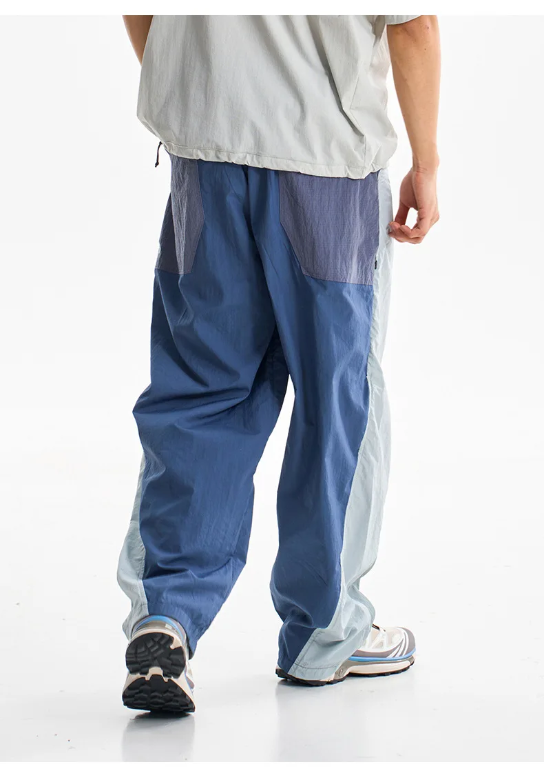 Men Outdoor Lightweight Waterproof Sport Pant Women City Hiking Loose Casual Quick Dry Track Cargo Pants Techwear Trousers