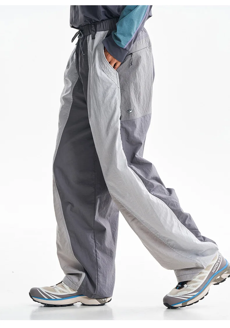 Men Outdoor Lightweight Waterproof Sport Pant Women City Hiking Loose Casual Quick Dry Track Cargo Pants Techwear Trousers