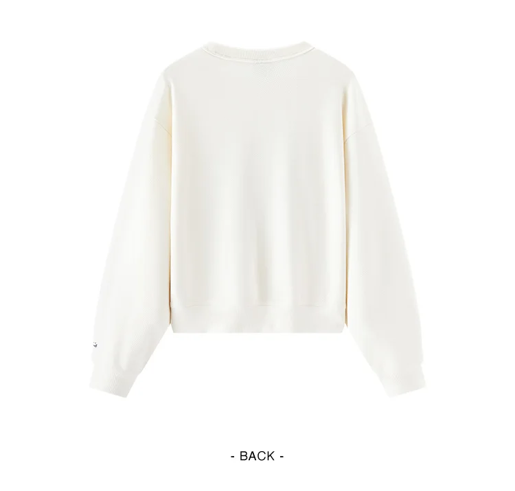 Semir Women Sweatshirt Dropped Shoulder Loose Graphic Print Casual Style Petite Friendly Autumn Pullover Daily Wear 2026