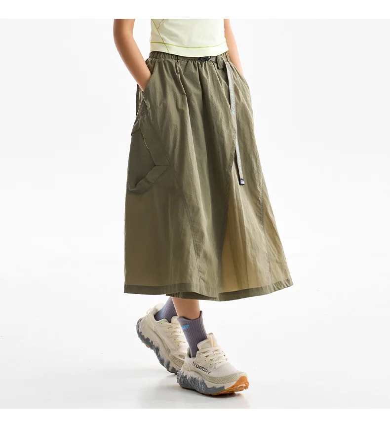 Women Outdoor Fashion Hiking Lightweight Quick Dry Sport Skirt Sweet Girl Streetwear Loose Casual Y2k Cargo Skirts Pants