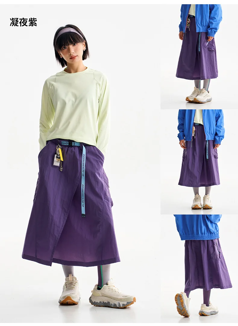 Women Outdoor Fashion Hiking Lightweight Quick Dry Sport Skirt Sweet Girl Streetwear Loose Casual Y2k Cargo Skirts Pants