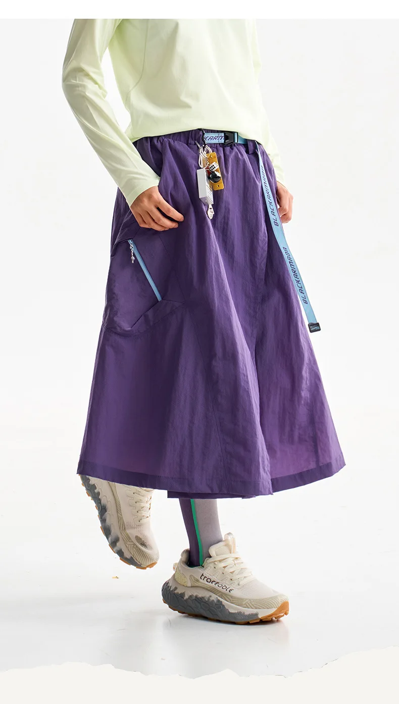 Women Outdoor Fashion Hiking Lightweight Quick Dry Sport Skirt Sweet Girl Streetwear Loose Casual Y2k Cargo Skirts Pants