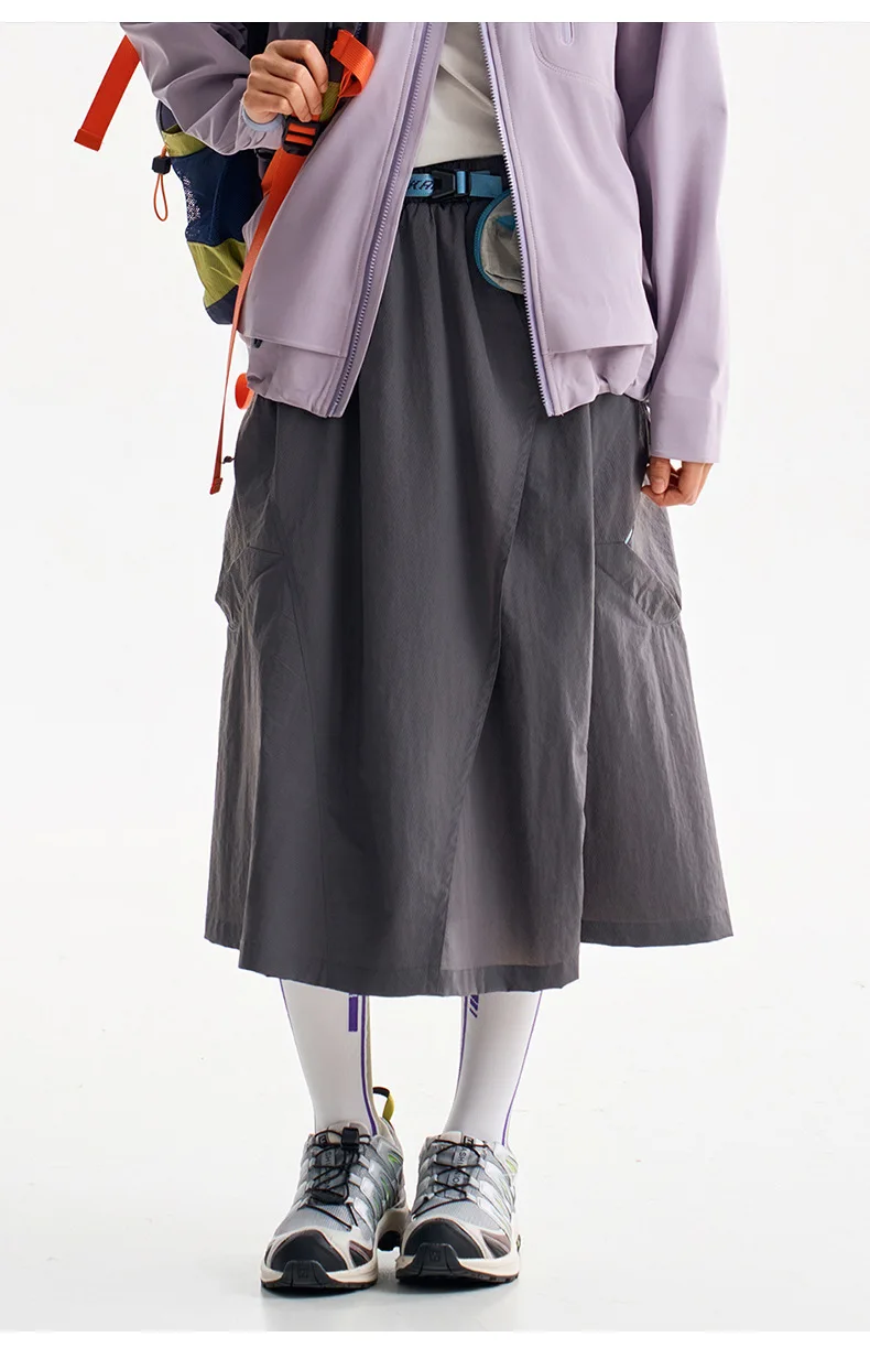 Women Outdoor Fashion Hiking Lightweight Quick Dry Sport Skirt Sweet Girl Streetwear Loose Casual Y2k Cargo Skirts Pants