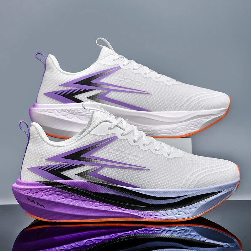 Men Running Shoes Carbon Board Marathon Speciality Walking Sneakers For Men Sports Casual Lightweight Women's Athletic Sneakers