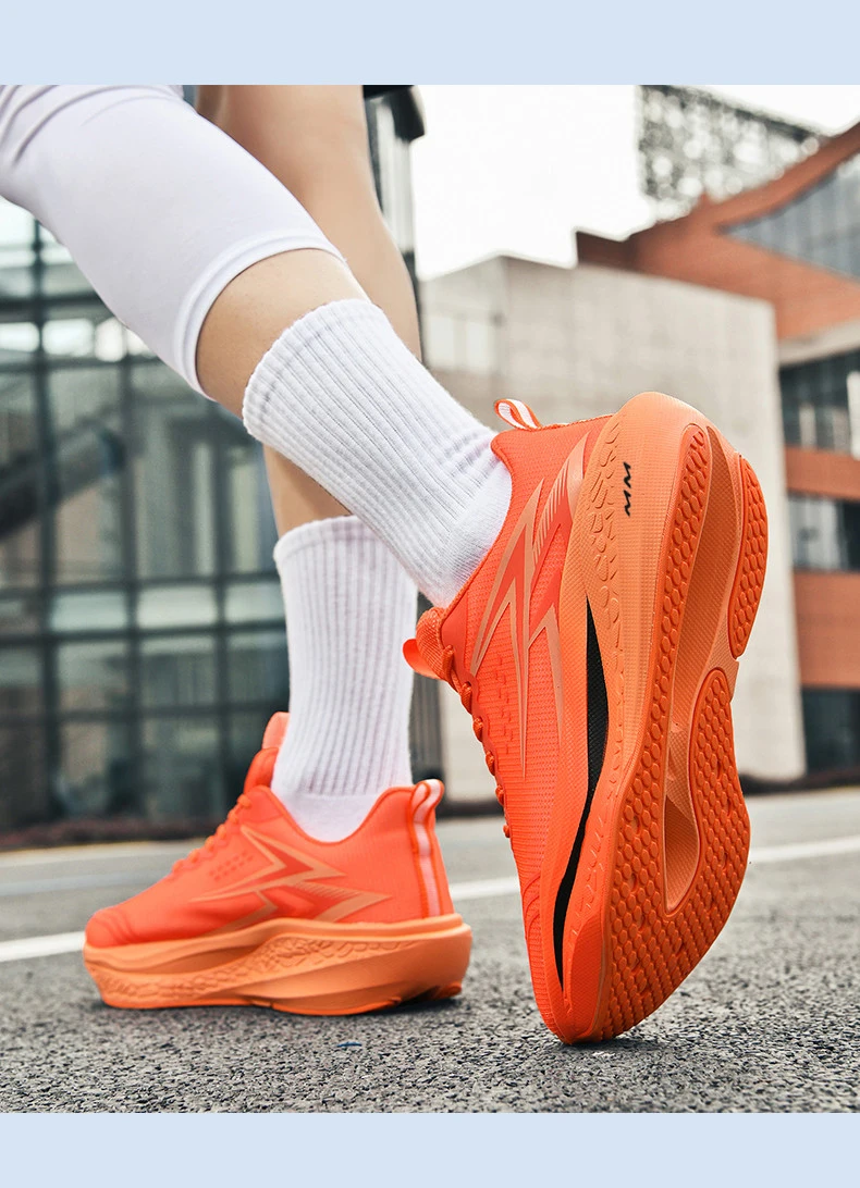 Men Running Shoes Carbon Board Marathon Speciality Walking Sneakers For Men Sports Casual Lightweight Women's Athletic Sneakers