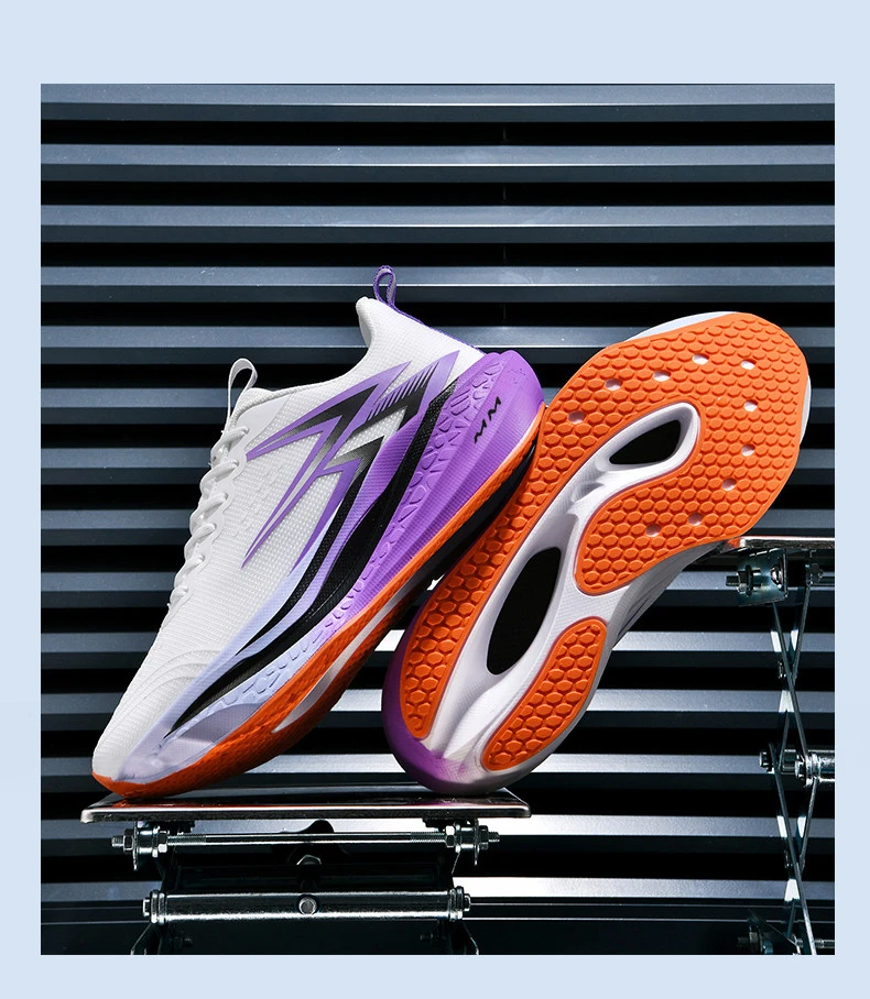 Men Running Shoes Carbon Board Marathon Speciality Walking Sneakers For Men Sports Casual Lightweight Women's Athletic Sneakers