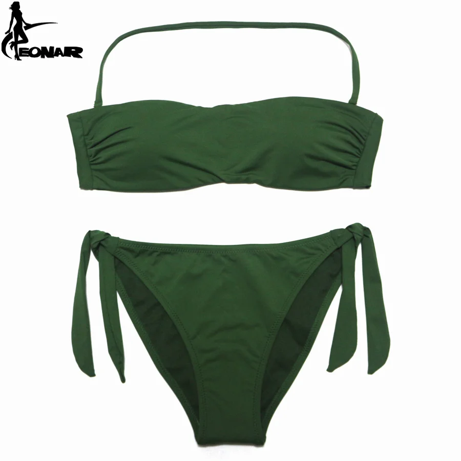 EONAR Bandeau Bikinis Women Swimsuit Push Up Brazilian Bikini Set Swimwear Female Bathing Suits Maillot De Bain Swimming