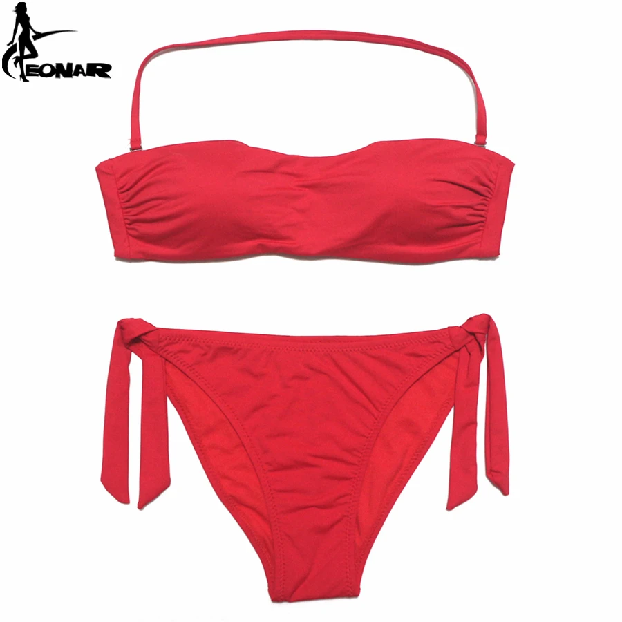 EONAR Bandeau Bikinis Women Swimsuit Push Up Brazilian Bikini Set Swimwear Female Bathing Suits Maillot De Bain Swimming
