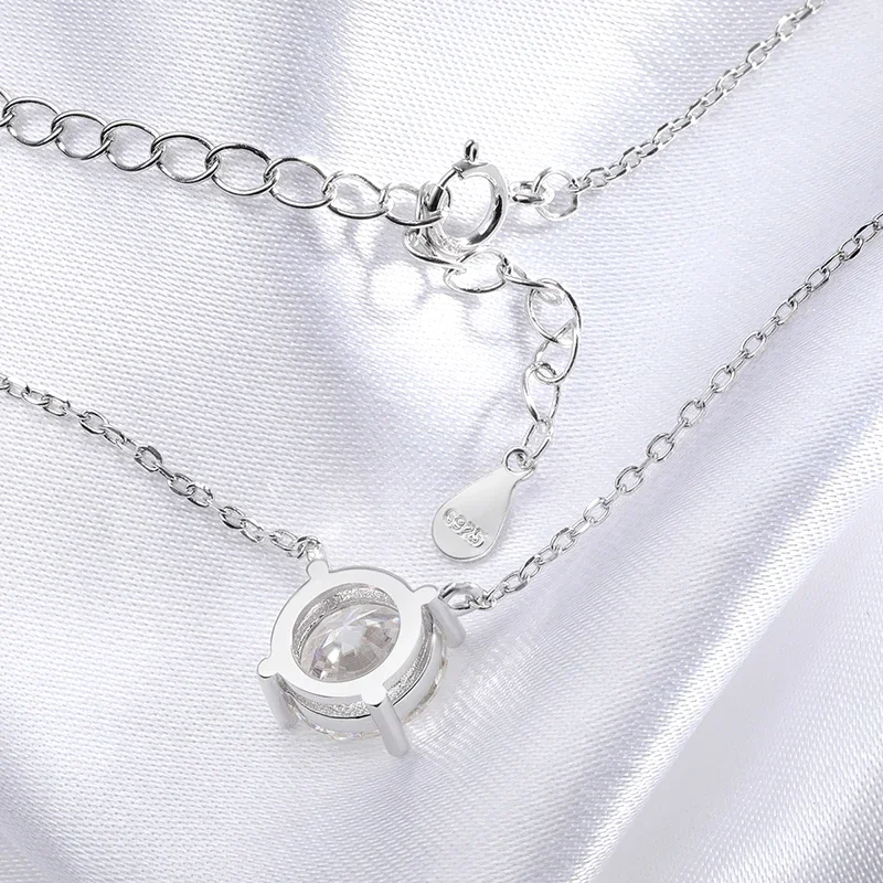 Smyoue Certified 1-5CT Real Moissanite Jewelry Sets for Women Men Lab Diamond D Vvs1 Dainty Brilliant s925 Sterling Silver Set