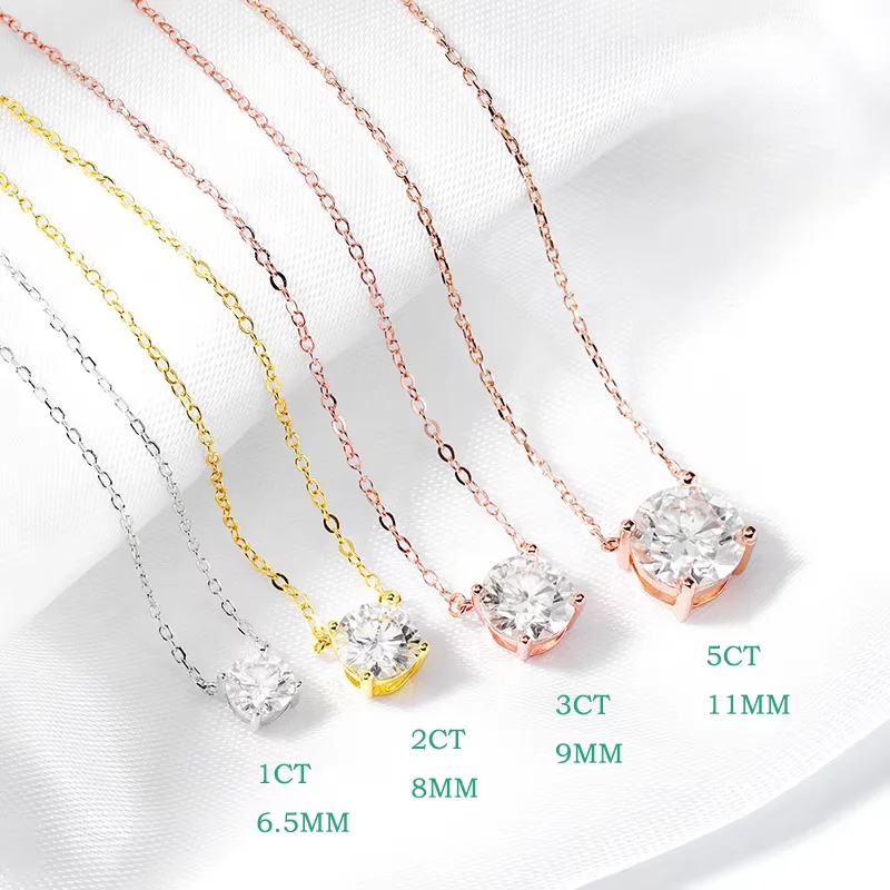 Smyoue Certified 1-5CT Real Moissanite Jewelry Sets for Women Men Lab Diamond D Vvs1 Dainty Brilliant s925 Sterling Silver Set