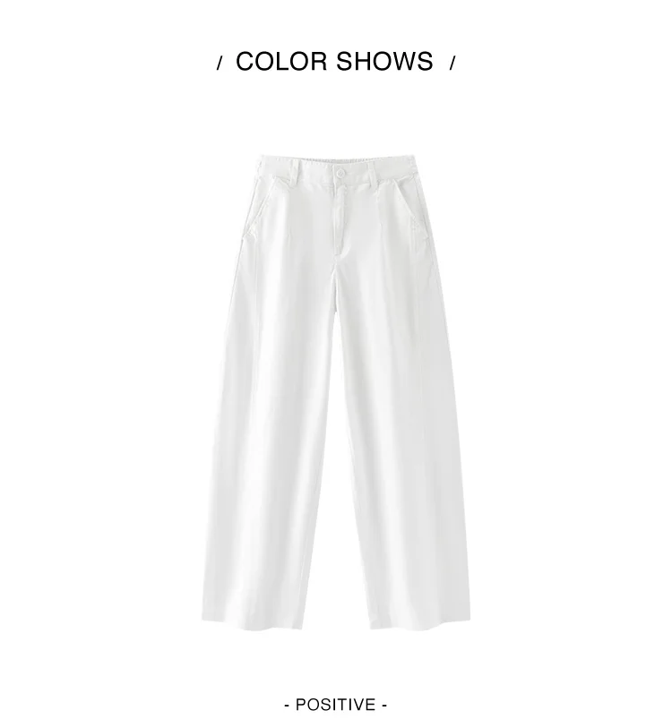Semir Women Pants Washed Brushed Curved Barrel Leg Elastic Waist Loose Casual Autumn Trousers Daily Wear 2026