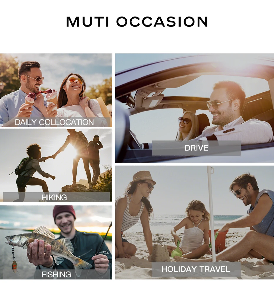 CAPONI Avation Sun Glasses For Men Day And Night Photochromic Driving Men's Sunglasses Polarized UV400 Pilot Shades Male BS3104