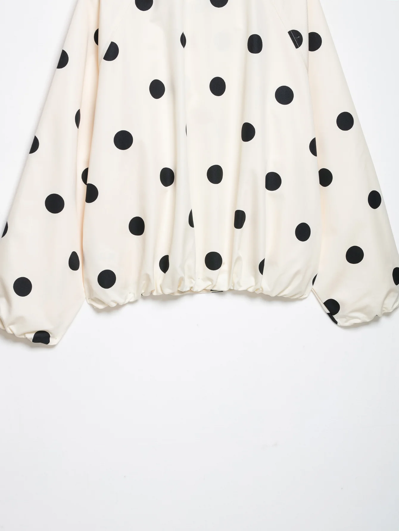Women Fashion Vintage Polka Dots Pocket Stand Collar Jacket Spring Autumn Long Sleeve Jacket Holiday Outfits For Women