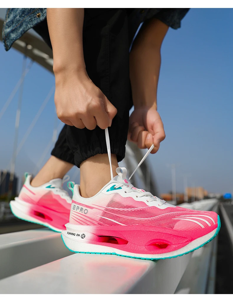  Marathon Men Running Shoes Carbon Board Casual Sneakers Breathable Tennis Sports Trainers Lightweight Women Athletic Sneakers