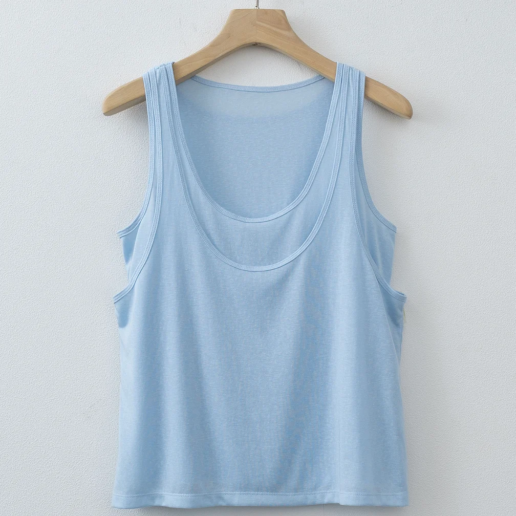 2026 Women's Casual Sleeveless Tank Top Comfortable Breathable Fashion Basic Solid Color Tank Tops for Women