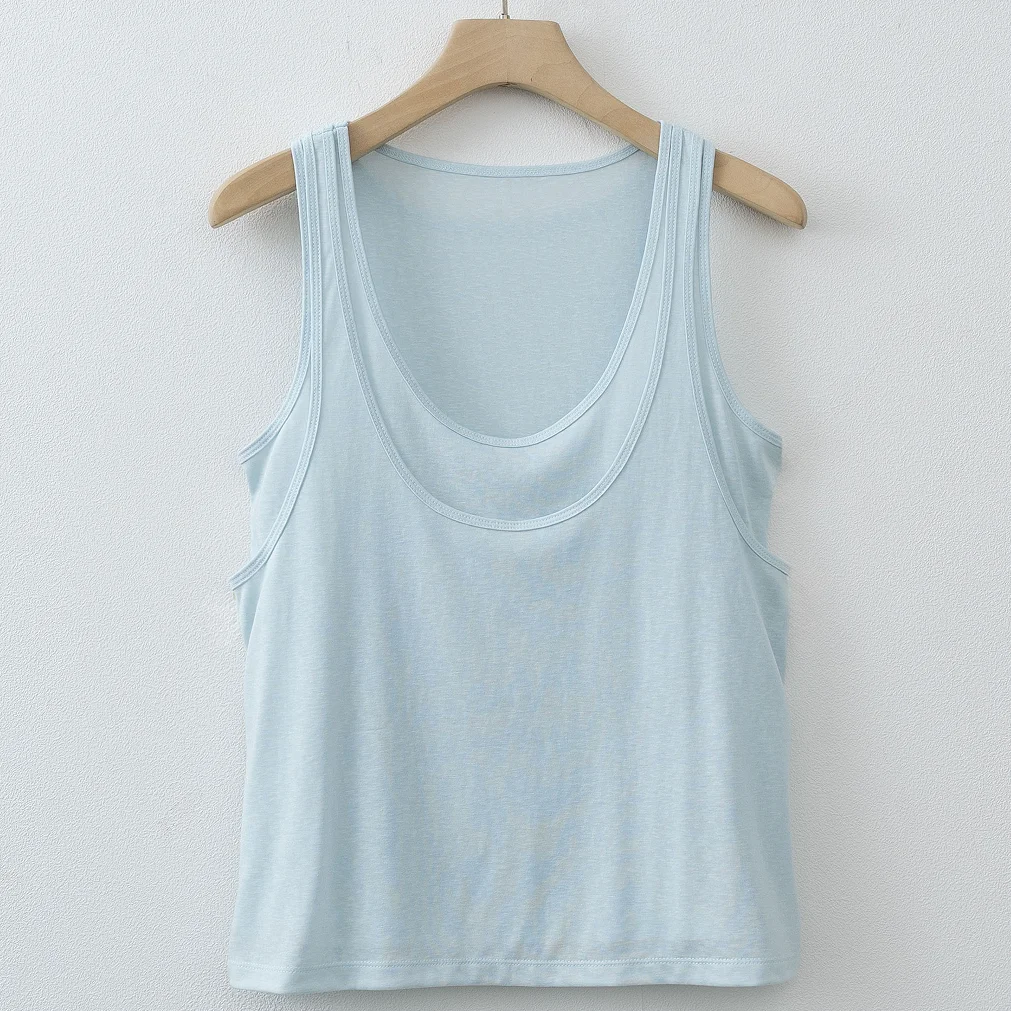 2026 Women's Casual Sleeveless Tank Top Comfortable Breathable Fashion Basic Solid Color Tank Tops for Women