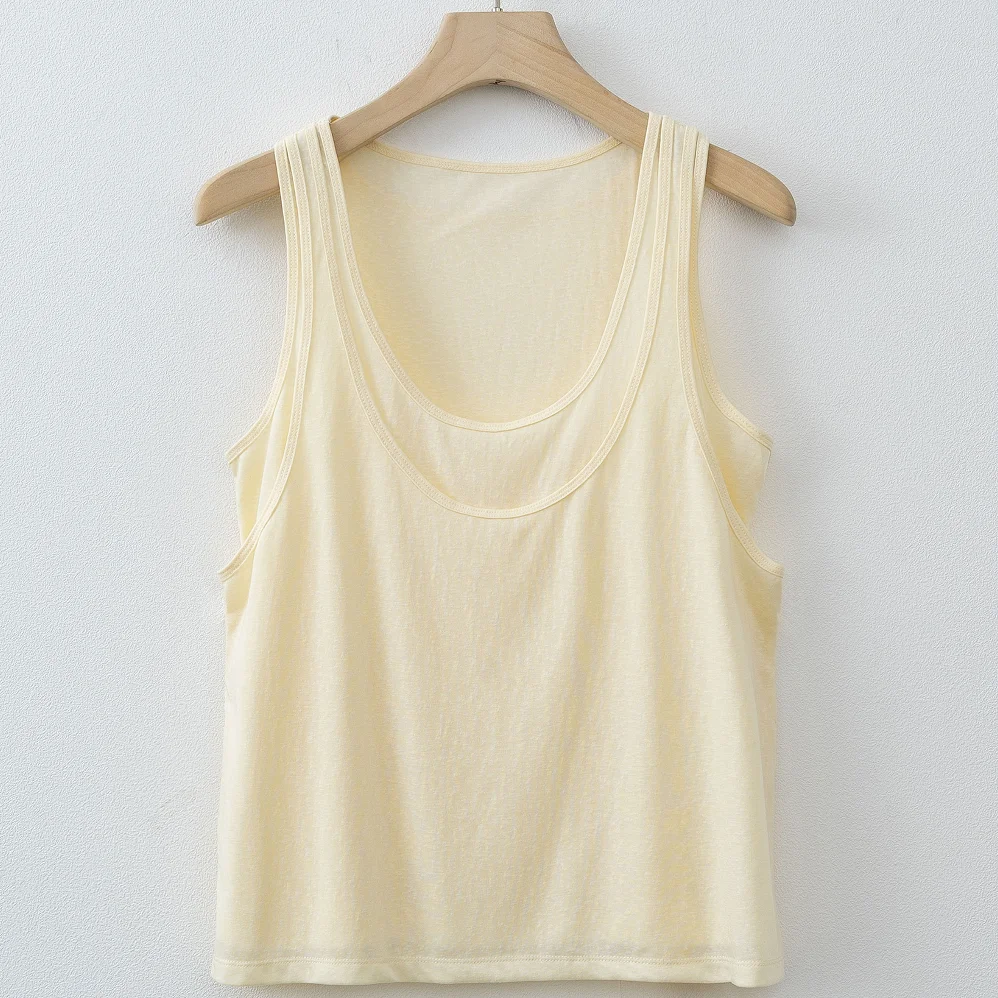 2026 Women's Casual Sleeveless Tank Top Comfortable Breathable Fashion Basic Solid Color Tank Tops for Women
