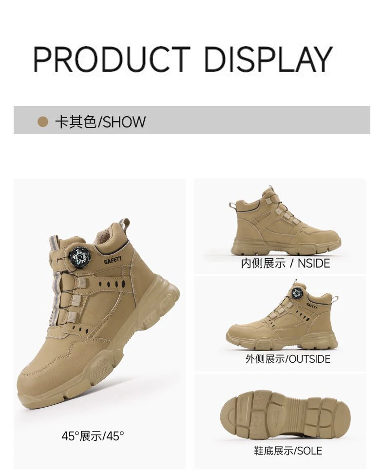 Halloween Waterproof Men's Safety Shoes Comfort Work Sneakers Shoes Indestructible Puncture Proof Light Outdoor Work Boots Men