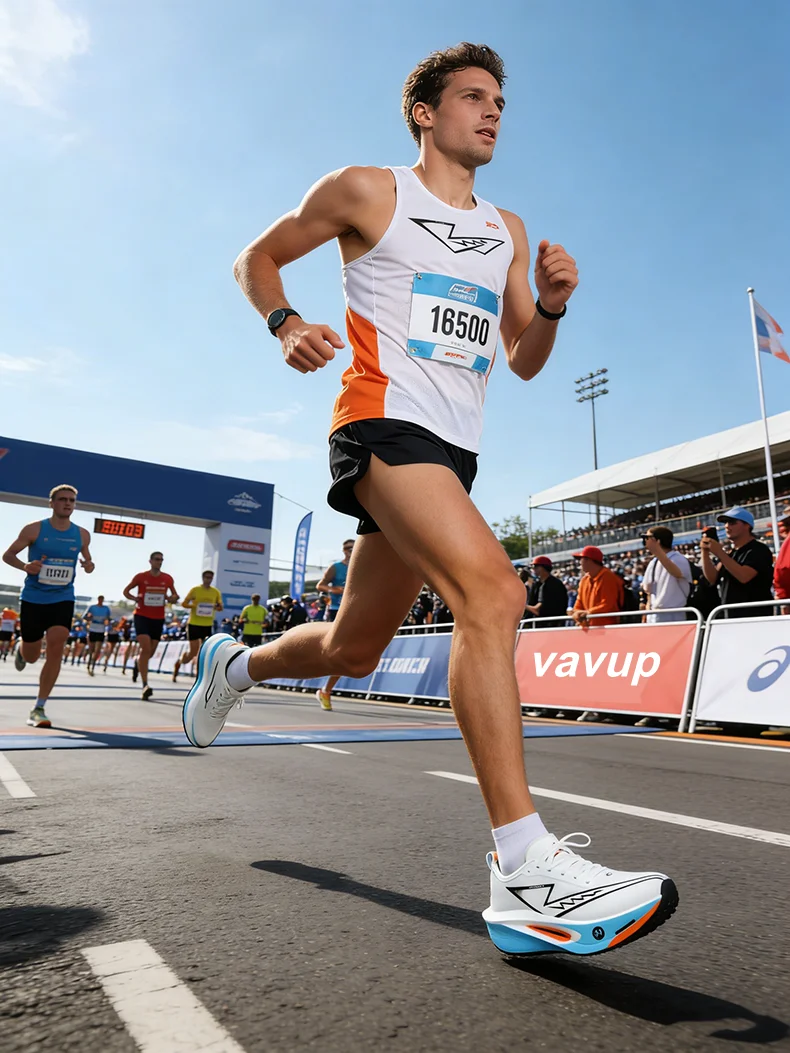 Men Running Shoes Carbon Board Marathon Speciality Sports Breathable Lightweight Women's Comfortable Athletic Sneakers