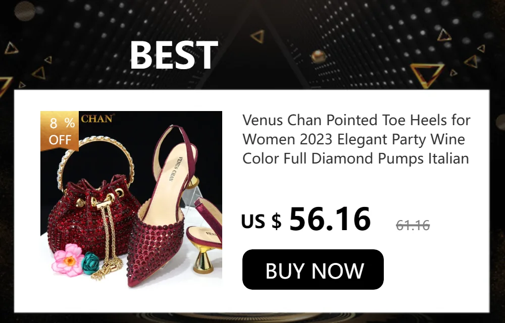 2026 Elegant Orange Peep-Toe Women Heel Pumps Italian Rhinestone Shoes & Bags Matching Set For Wedding Party Evening Occasions