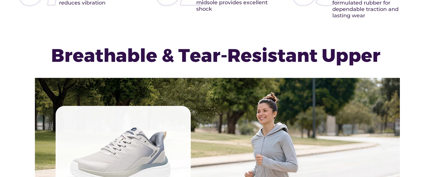 FitVille Women's Extra Wide Walking Sneakers, Breathable Lightweight Running Shoes with Arch Support for Flat Feet and Heel Pain