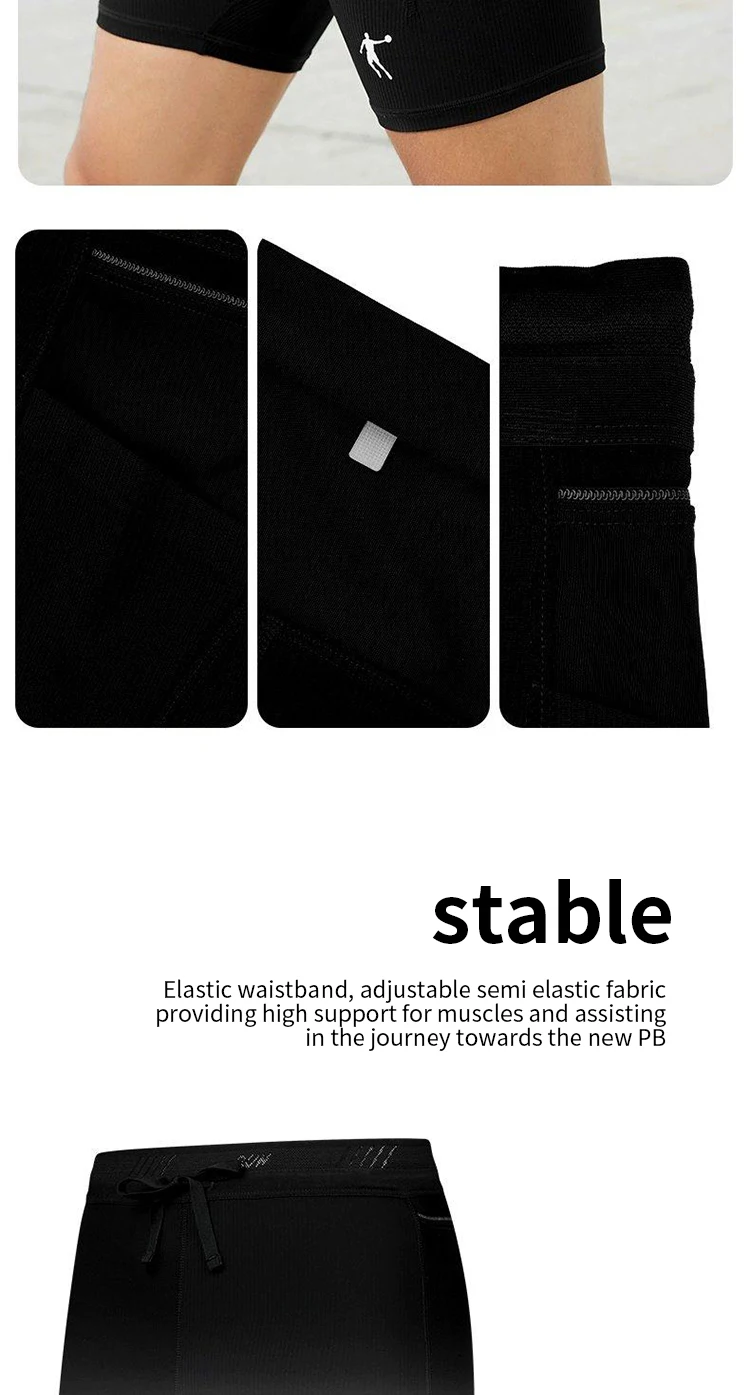 QIAODAN FEIYING PB6.0 Men Half Elastic Fitness Shorts 2026 Summer Breathable Tight Fit Sport Pants Men's Clothing QZBZK3261031R