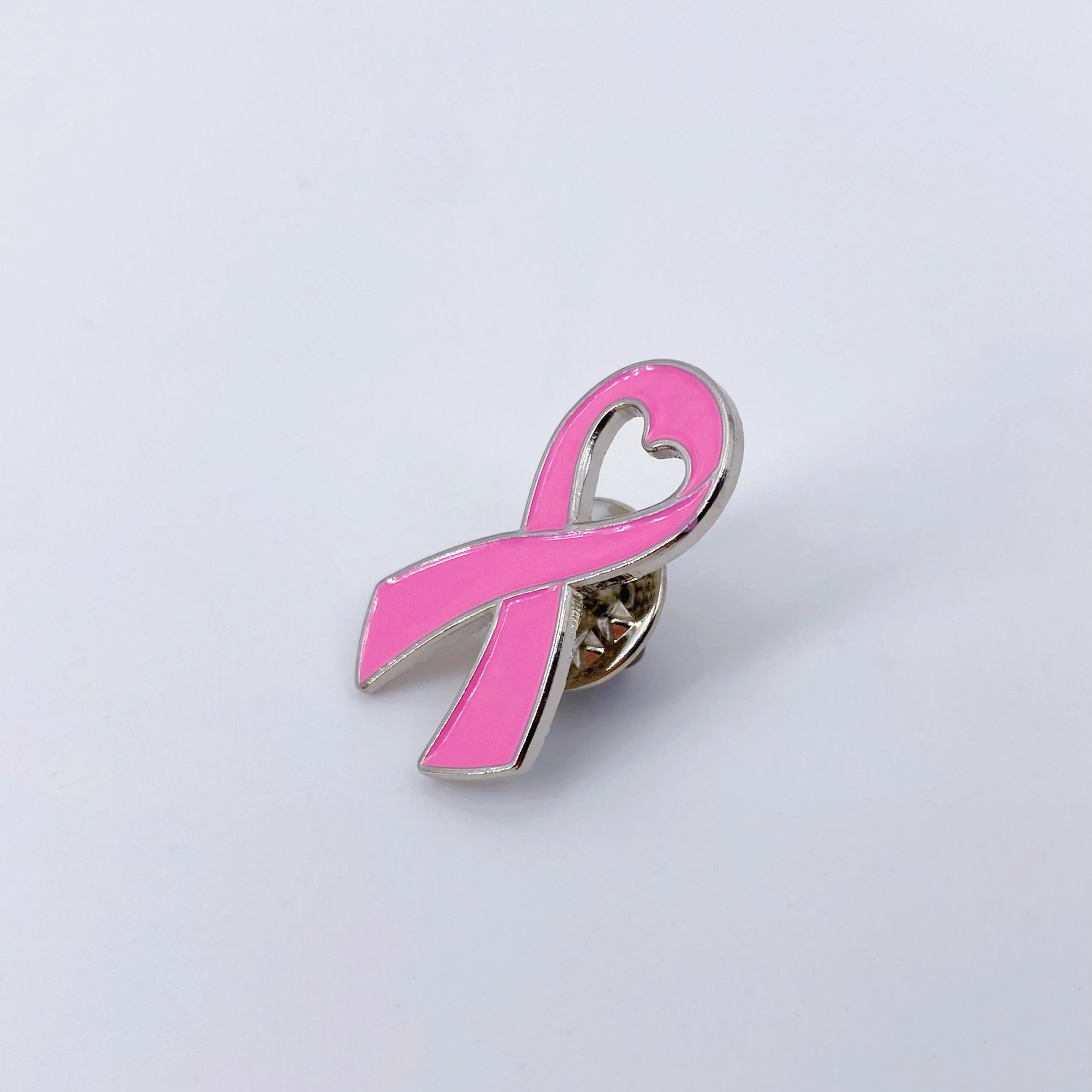 Pink Ribbon Pins Breast Cancer Awareness Enamel Lapel Pin for Women Pink Ribbon Brooch Pins Pink Hope Ribbon