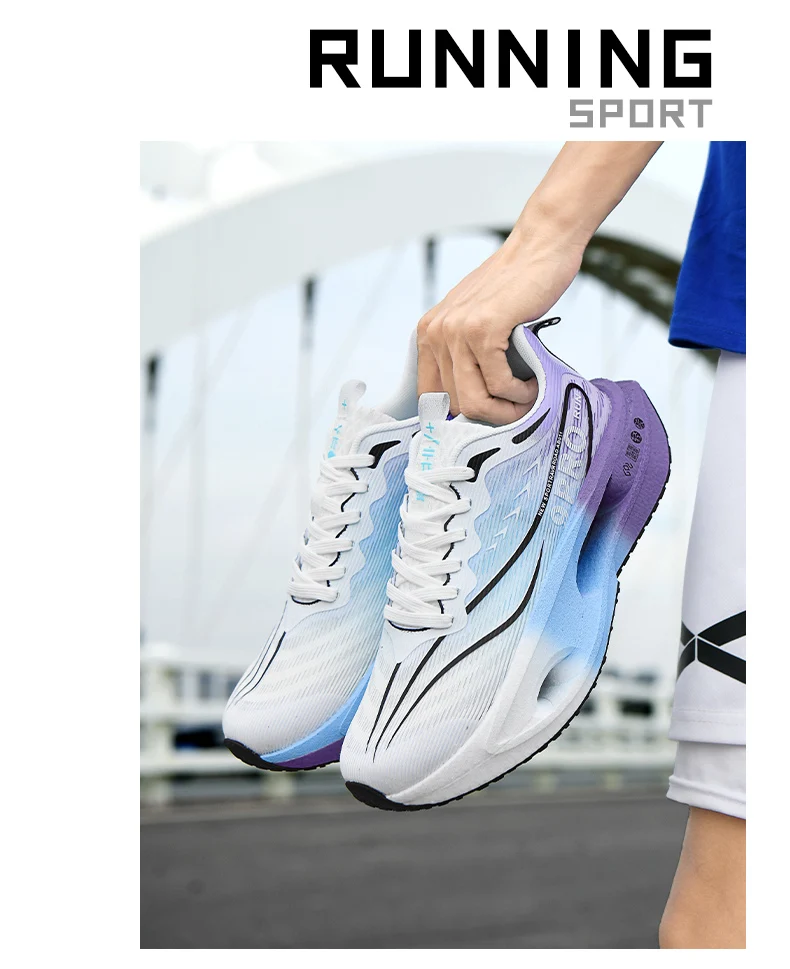 Men Running Shoes Carbon Board Marathon Speciality Sports Air Breathable Lightweight Women's Comfortable Athletic Sneakers