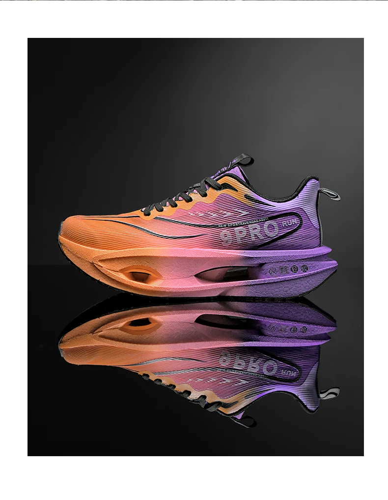 Men Running Shoes Carbon Board Marathon Speciality Sports Air Breathable Lightweight Women's Comfortable Athletic Sneakers