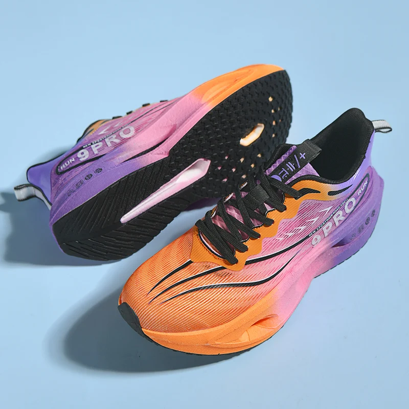 Men Running Shoes Carbon Board Marathon Speciality Sports Air Breathable Lightweight Women's Comfortable Athletic Sneakers