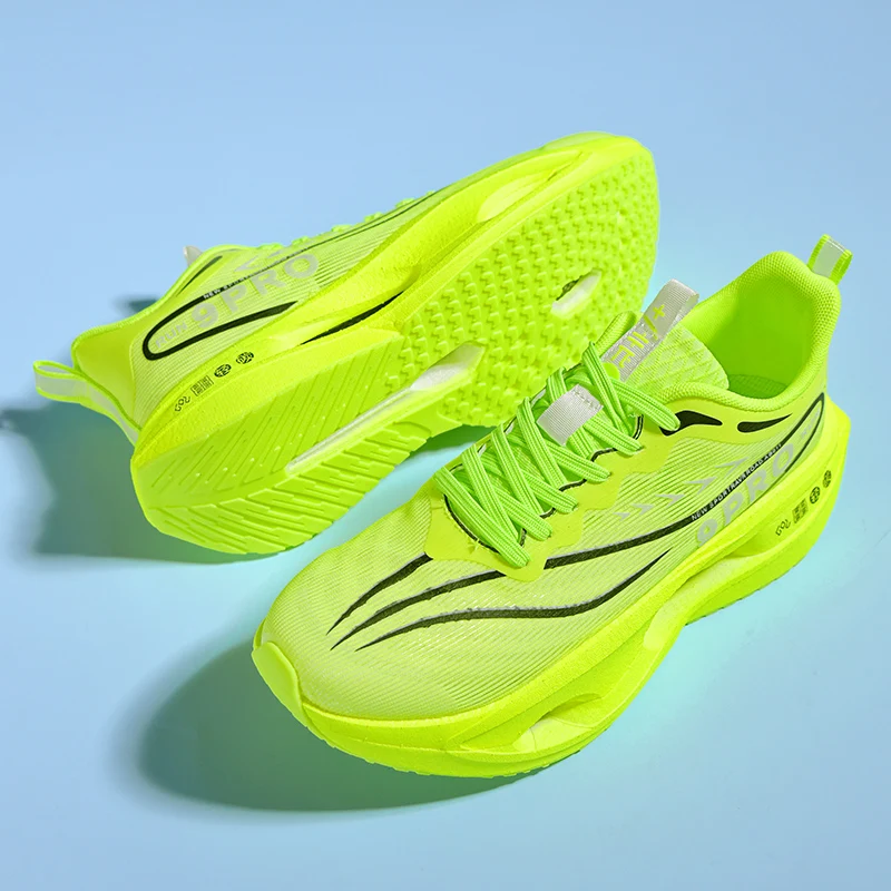 Men Running Shoes Carbon Board Marathon Speciality Sports Air Breathable Lightweight Women's Comfortable Athletic Sneakers