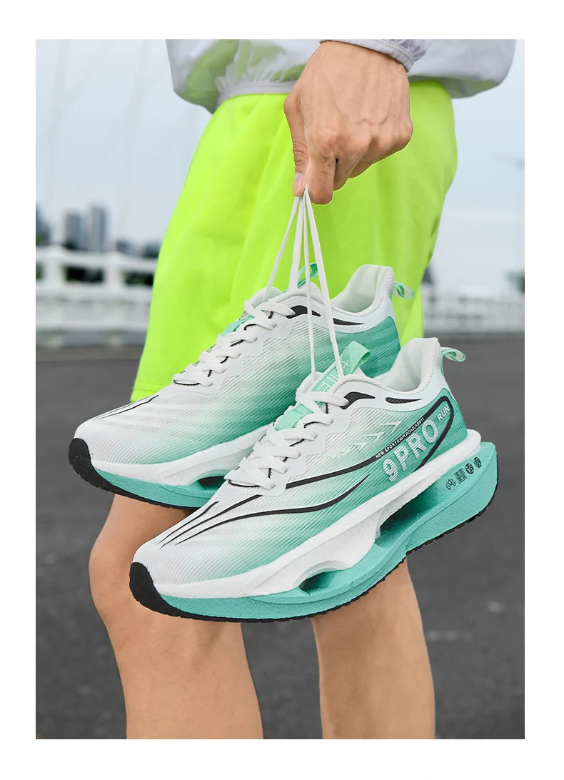 Men Running Shoes Carbon Board Marathon Speciality Sports Air Breathable Lightweight Women's Comfortable Athletic Sneakers