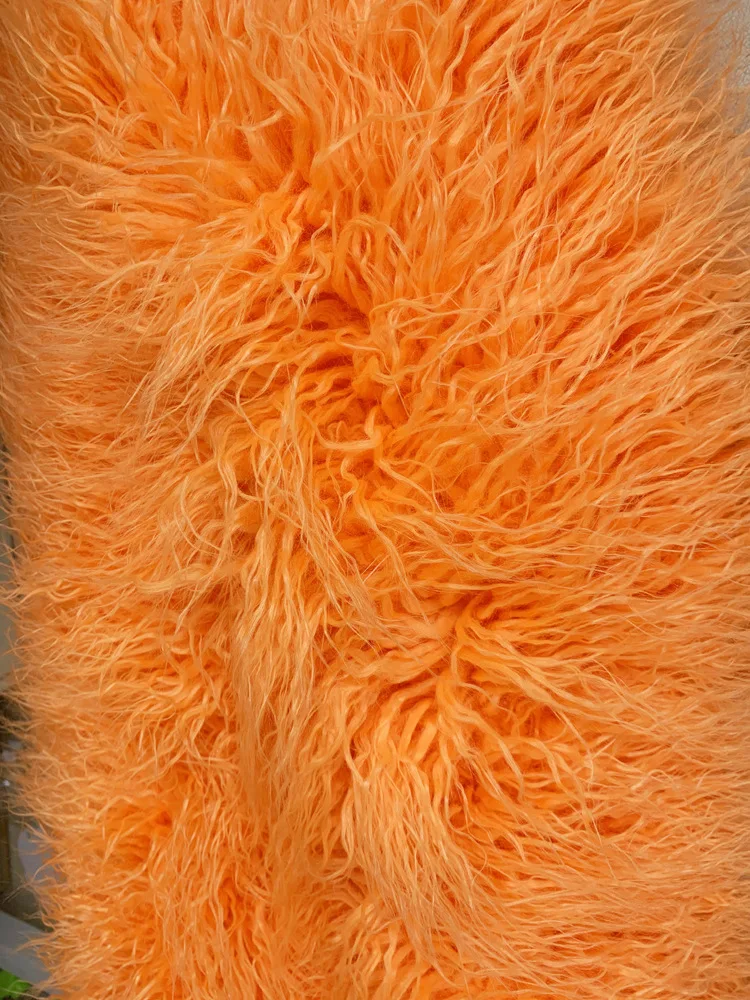Women's Fur Coat Colorful Furry Pink Lamb Wool Faux Fur Coat Female Shaggy Sheepskin Coat Winter Artificial Fur Jacket
