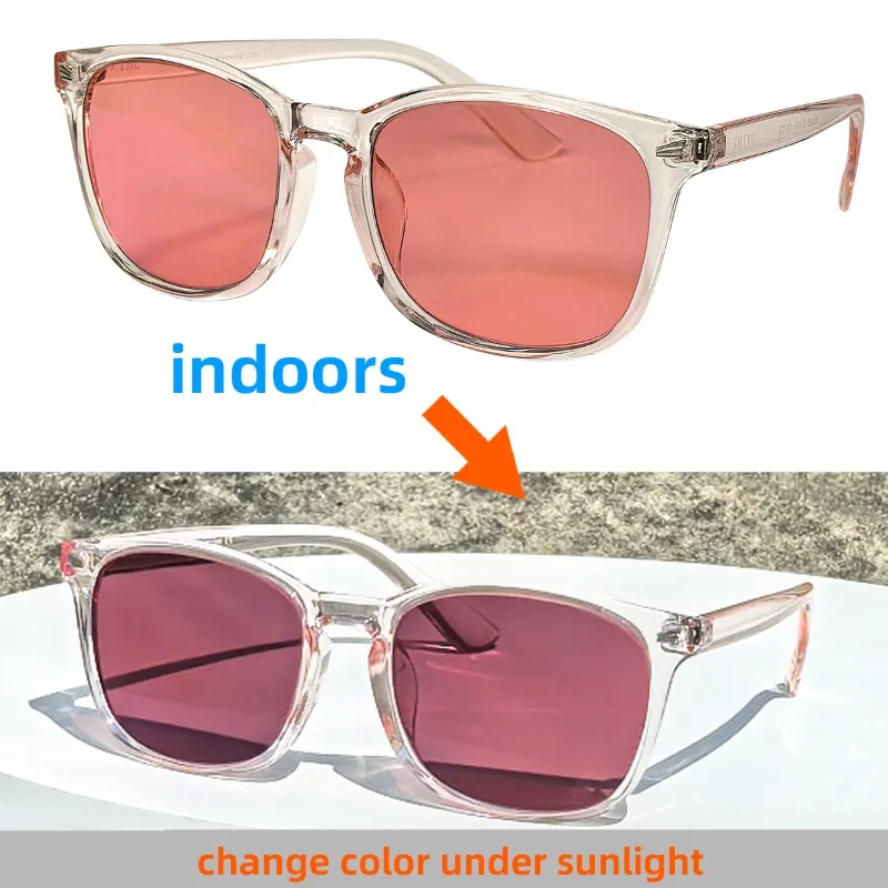 SHINU FL41 Tinted Glasses FL-41 Migraine Glasses Block 480-520nm Blue Green Light Anti Photophobia Tint Color Sunglasses Women