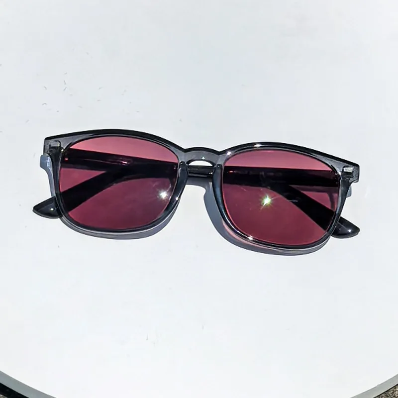 SHINU FL41 Tinted Glasses FL-41 Migraine Glasses Block 480-520nm Blue Green Light Anti Photophobia Tint Color Sunglasses Women