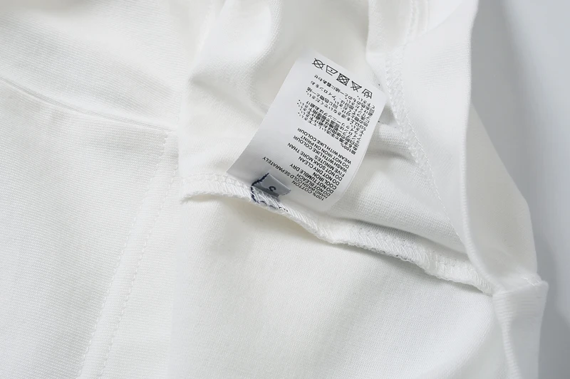 Japan Tokyo NBHD Pockets Print Label T Shirt Men Women High Quality Black Gray White Loose Short Sleeve Cotton T-shirts Tops Tee