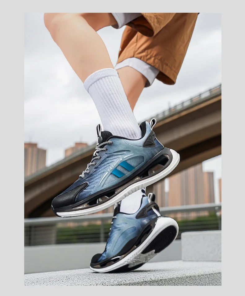 Men's Marathon Running Shoes Carbon Plate Air Cushion Breathable Nonskid Lightweight Athletic Walking Sneakers Free Shipping