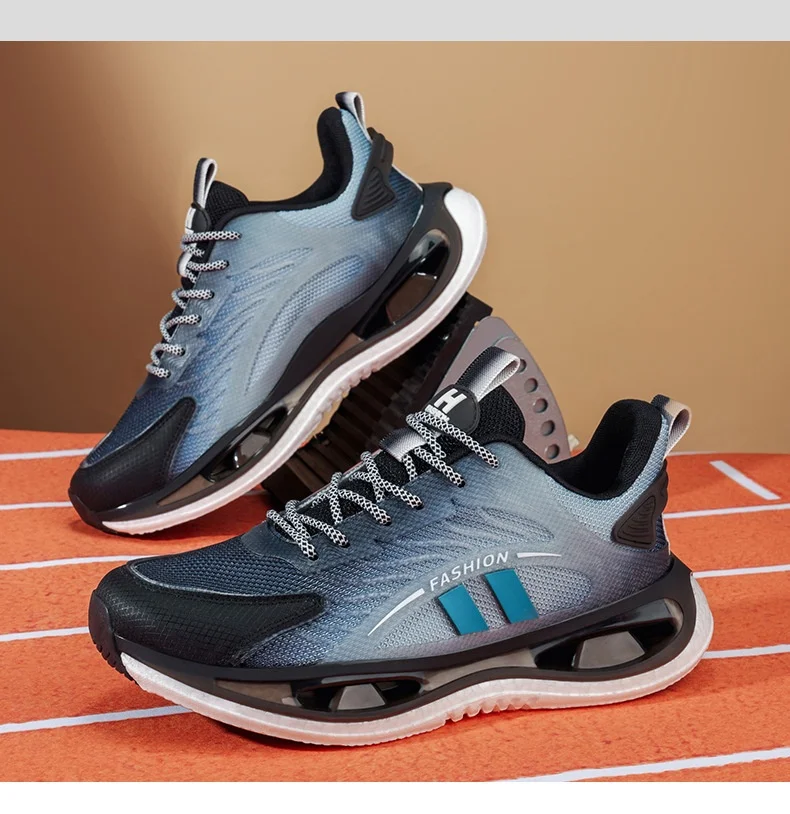 Men's Marathon Running Shoes Carbon Plate Air Cushion Breathable Nonskid Lightweight Athletic Walking Sneakers Free Shipping