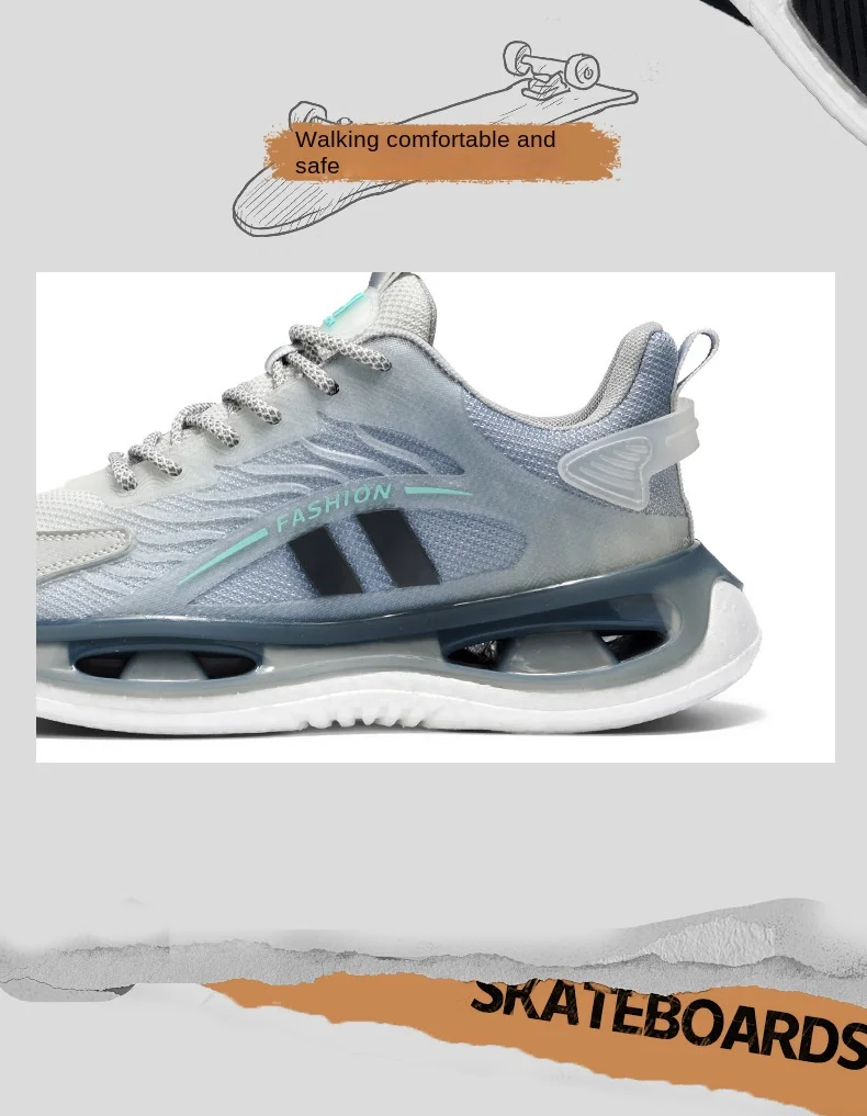 Men's Marathon Running Shoes Carbon Plate Air Cushion Breathable Nonskid Lightweight Athletic Walking Sneakers Free Shipping