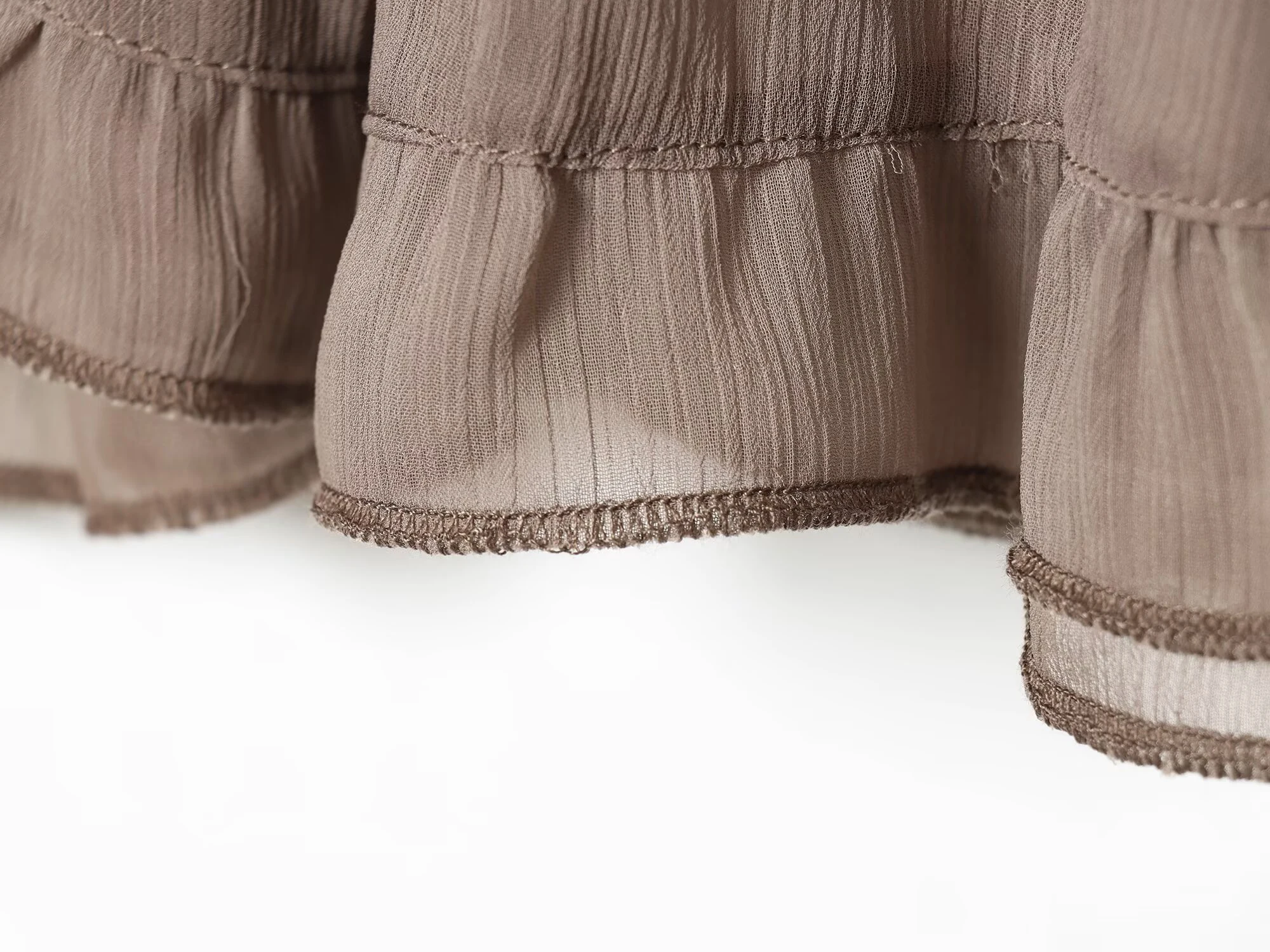 European and American style 2026 summer new women's clothing mid waist layered decoration asymmetric short skirt half skirt