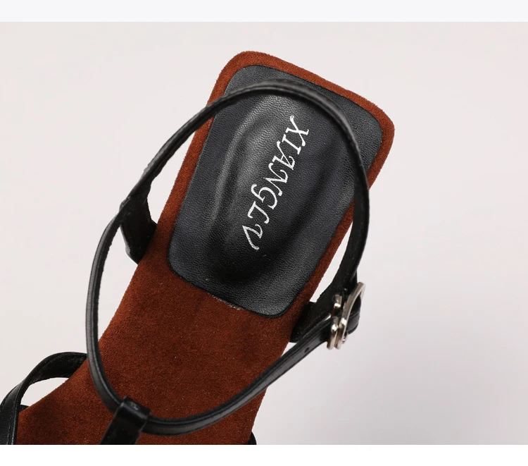 T Strap Roman Cross Strap Slingback Sandals Women Low Heel Summer Open Back Hollow Out Ladies Casual Comfortable Shoes Sandalias
