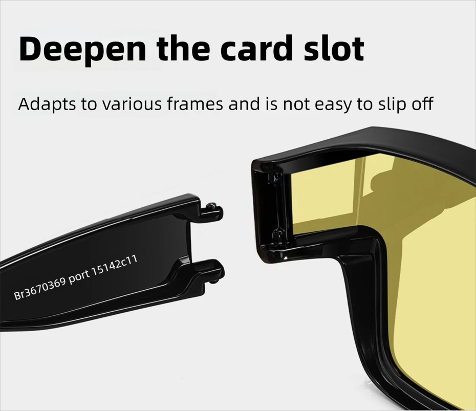 CAPONI Night Vision Men Sunglasses HUD Anti Glare Photochromic Day and Night Use Outdoor Driving Frame Cover Goggles BSYS36703